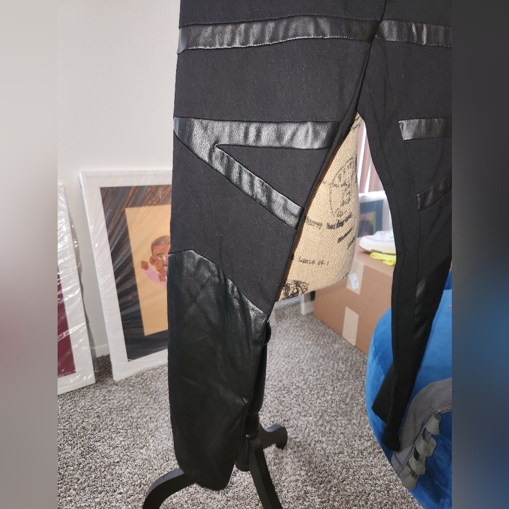 MeMoi Leggings W Leather Patches - Picture 6 of 9